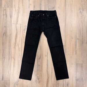 Men's Straight Fit Jeans - Black